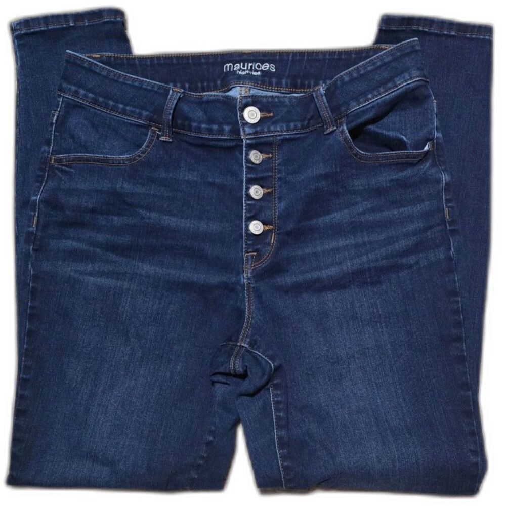 Maurices High Rise Skinny Jeans 14W - Reg